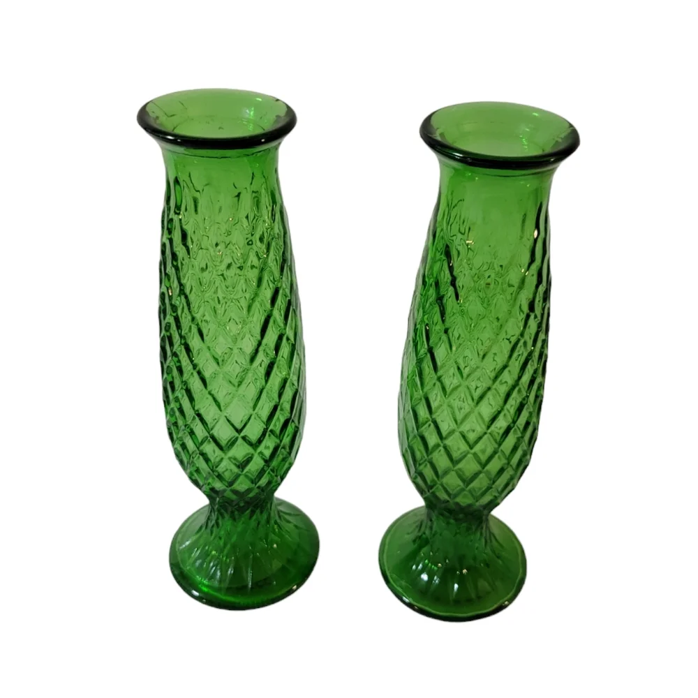 Vintage E.O. Brody Budvase Set of 2